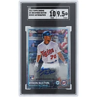 Byron Buxton Minnesota Twins Autographed 2015 Topps Chrome #AR-BBN SGC Authenticated 9.5/10 Rookie Card