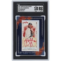 CC Sabathia New York Yankees Autographed 2011 Topps Allen & Ginter Mini Framed Red Ink #AGA-CCS #4/10 SGC Authenticated 8/10 Card