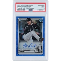 Garrett Crochet Chicago White Sox Autographed 2020 Bowman Chrome 1st Bowman Blue Refractor #CDA-GC #1/150 PSA Authenticated 9 Card