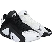 Jayson Tatum Boston Celtics Autographed Game-Used Black/White Jordan Brand Shoes vs. Miami Heat on April 27, 2024