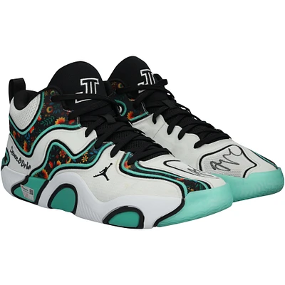 Jayson Tatum Boston Celtics Autographed Game-Used White Jordan Brand Shoes vs. Charlotte Hornets on November 2, 2024