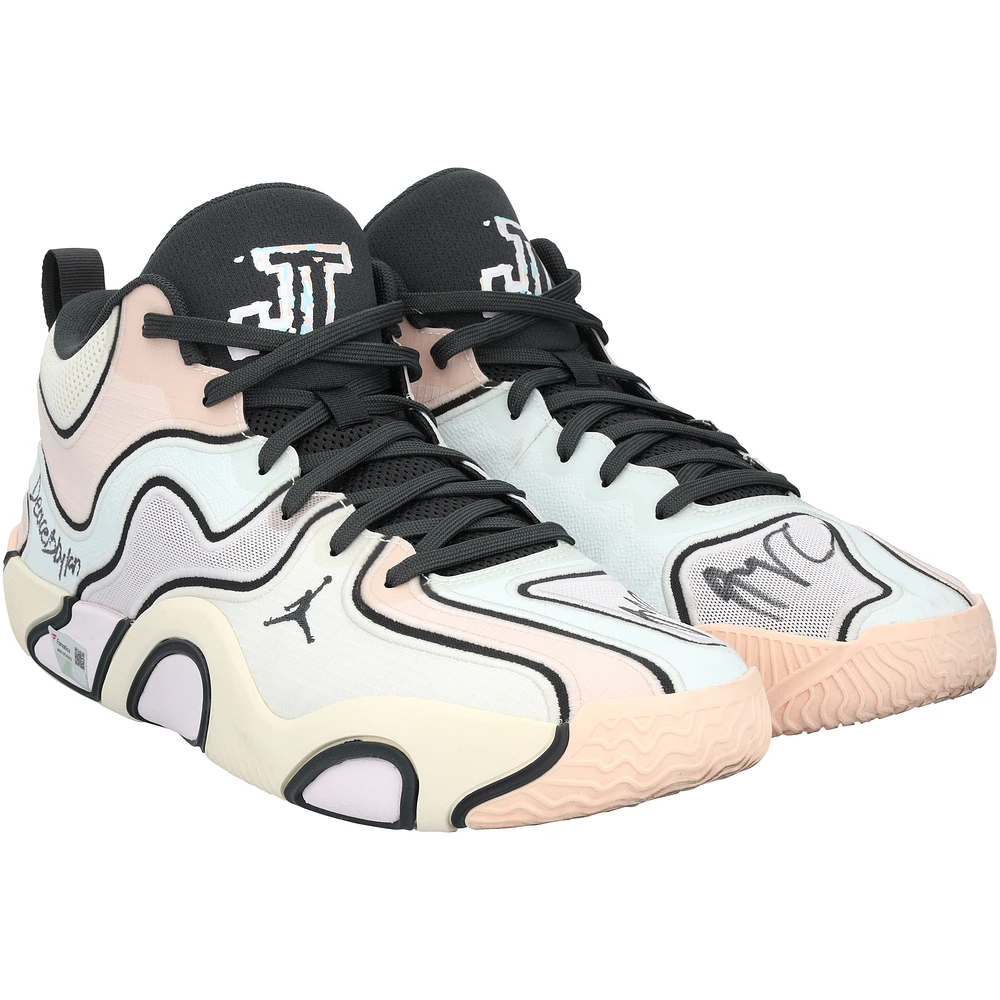 Jayson Tatum Boston Celtics Autographed Game-Used Tan Jordan Brand Shoes vs. Memphis Grizzlies on December 7, 2024