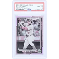 Masyn Winn St. Louis Cardinals 2024 Bowman Chrome Pearl Refractor #61 PSA Authenticated 10 Rookie Card