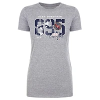Women's 500 Level Alexander Ovechkin Heather Gray Washington Capitals NHL All-Time Leading Goal Scorer Overlay T-Shirt