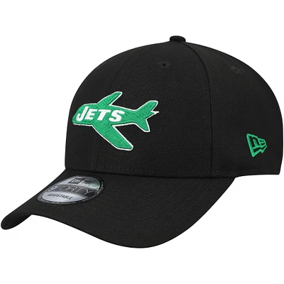 Men's New Era  Black New York Jets The League 9FORTY Adjustable Hat
