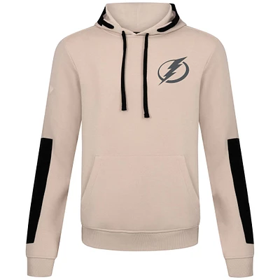 Men's Levelwear  Khaki Tampa Bay Lightning Bombay Response Pullover Hoodie