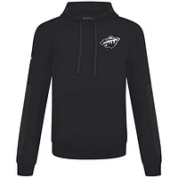 Men's Levelwear  Black Minnesota Wild Bombay Response Pullover Hoodie