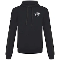 Men's Levelwear  Black Minnesota Wild Bombay Response Pullover Hoodie