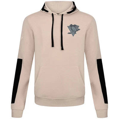 Men's Levelwear  Khaki Pittsburgh Penguins Bombay Response Pullover Hoodie