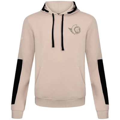 Men's Levelwear  Khaki Ottawa Senators Bombay Response Pullover Hoodie
