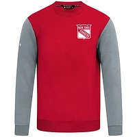 Men's Levelwear  Red/Gray New York Rangers Ultimate Response Sweatshirt