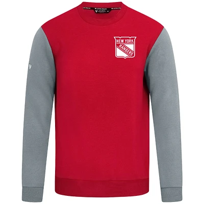 Men's Levelwear  Red/Gray New York Rangers Ultimate Response Sweatshirt