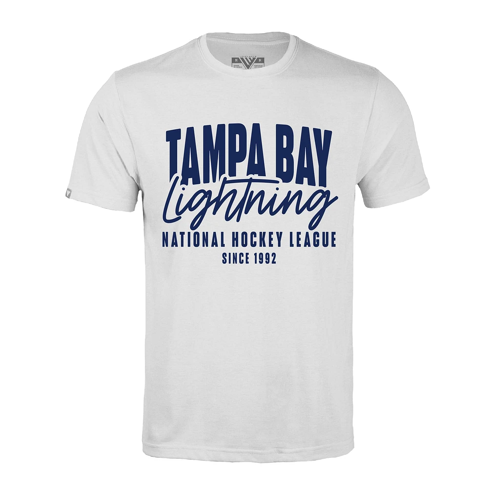 Men's Levelwear White Tampa Bay Lightning Richmond Response T-Shirt
