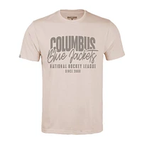 Men's Levelwear  Khaki Columbus Blue Jackets Richmond Response T-Shirt
