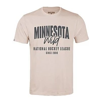 Men's Levelwear  Khaki Minnesota Wild Richmond Response T-Shirt