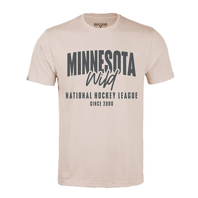 Men's Levelwear  Khaki Minnesota Wild Richmond Response T-Shirt