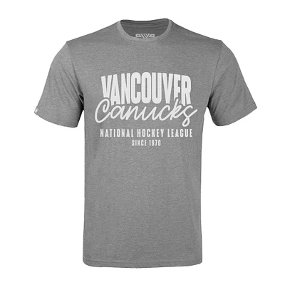 Men's Levelwear  Gray Vancouver Canucks Richmond Response T-Shirt