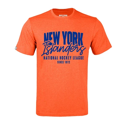 Men's Levelwear  Heather Orange New York Islanders Richmond Response T-Shirt