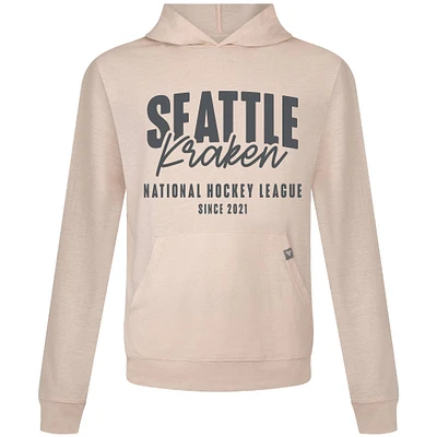Men's Levelwear  Khaki Seattle Kraken Relay Response Pullover Hoodie