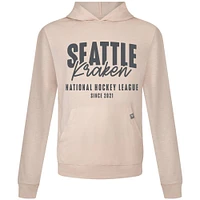 Men's Levelwear  Khaki Seattle Kraken Relay Response Pullover Hoodie