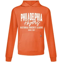 Men's Levelwear  Orange Philadelphia Flyers Relay Response Pullover Hoodie