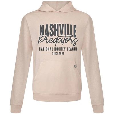 Men's Levelwear  Khaki Nashville Predators Relay Response Pullover Hoodie