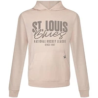 Men's Levelwear  Khaki St. Louis Blues Relay Response Pullover Hoodie