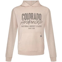 Men's Levelwear  Khaki Colorado Avalanche Relay Response Pullover Hoodie