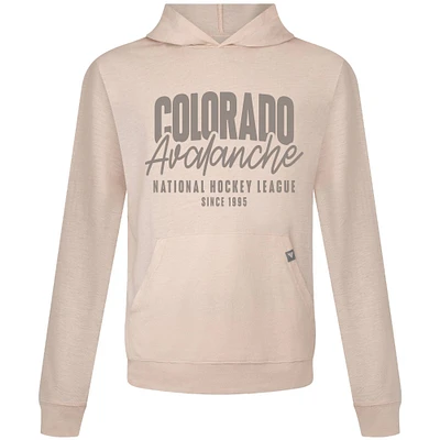 Men's Levelwear  Khaki Colorado Avalanche Relay Response Pullover Hoodie