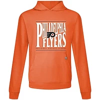 Men's Levelwear  Orange Philadelphia Flyers Relay Powerhouse Pullover Hoodie