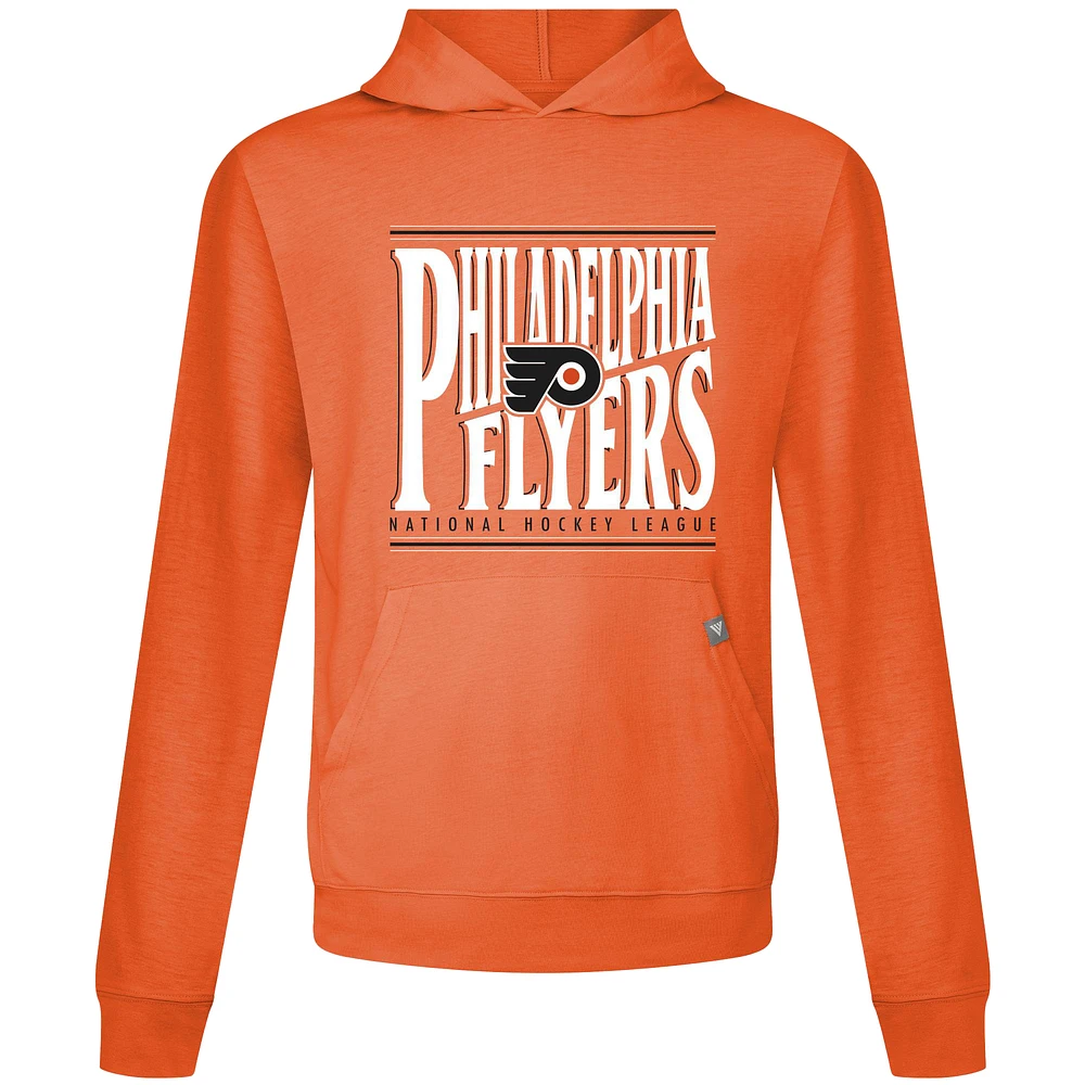 Men's Levelwear Orange Philadelphia Flyers Relay Powerhouse Pullover Hoodie
