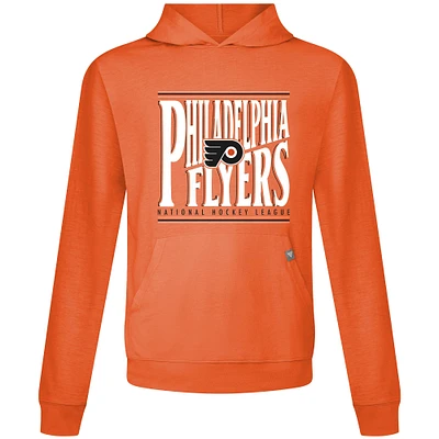Men's Levelwear  Orange Philadelphia Flyers Relay Powerhouse Pullover Hoodie