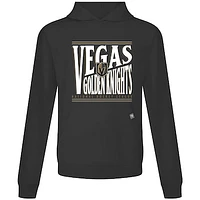 Men's Levelwear  Black Vegas Golden Knights Relay Powerhouse Pullover Hoodie