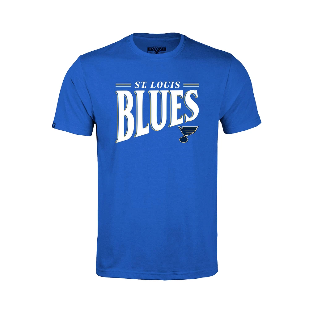 Youth Levelwear Royal St. Louis Blues Little Richmond Tally T-Shirt