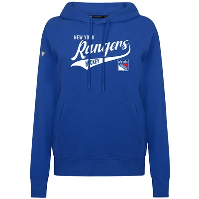 Women's Levelwear  Royal New York Rangers Adorn Glide Pullover Hoodie