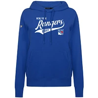 Women's Levelwear  Royal New York Rangers Adorn Glide Pullover Hoodie
