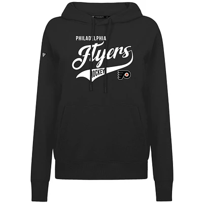 Women's Levelwear  Black Philadelphia Flyers Adorn Glide Pullover Hoodie
