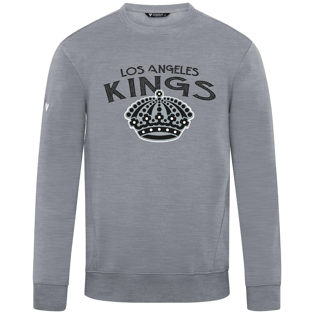 Men's Levelwear Gray Los Angeles Kings Zane Mission Sweatshirt