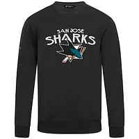 Men's Levelwear  Black San Jose Sharks Zane Mission Sweatshirt