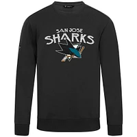 Men's Levelwear  Black San Jose Sharks Zane Mission Sweatshirt