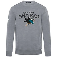 Men's Levelwear  Gray San Jose Sharks Zane Mission Sweatshirt