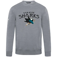 Men's Levelwear  Gray San Jose Sharks Zane Mission Sweatshirt