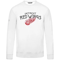 Men's Levelwear  White Detroit Red Wings Zane Mission Sweatshirt