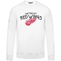 Men's Levelwear  White Detroit Red Wings Zane Mission Sweatshirt