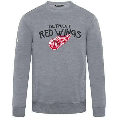 Men's Levelwear  Gray Detroit Red Wings Zane Mission Sweatshirt
