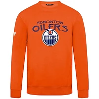 Men's Levelwear  Orange Edmonton Oilers Zane Mission Sweatshirt