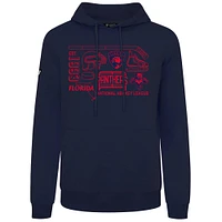 Men's Levelwear  Navy Florida Panthers Podium Campaign Pullover Hoodie
