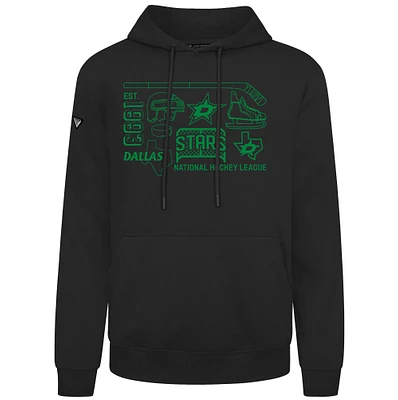 Men's Levelwear Dallas Stars Podium Campaign Pullover Hoodie