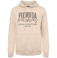 Men's Levelwear  Khaki Florida Panthers Podium Response Pullover Hoodie