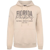 Men's Levelwear  Khaki Florida Panthers Podium Response Pullover Hoodie